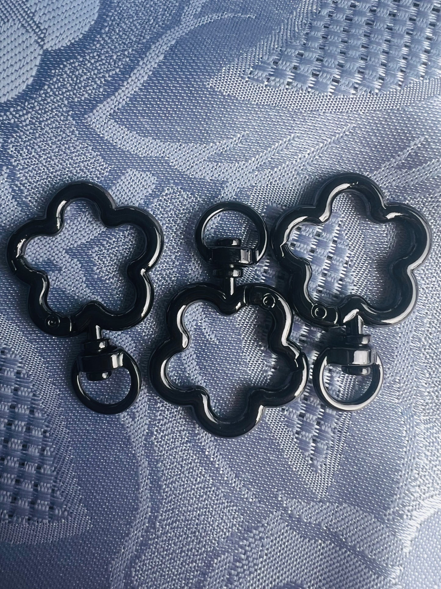 Fiore sagoma nero (2pz)