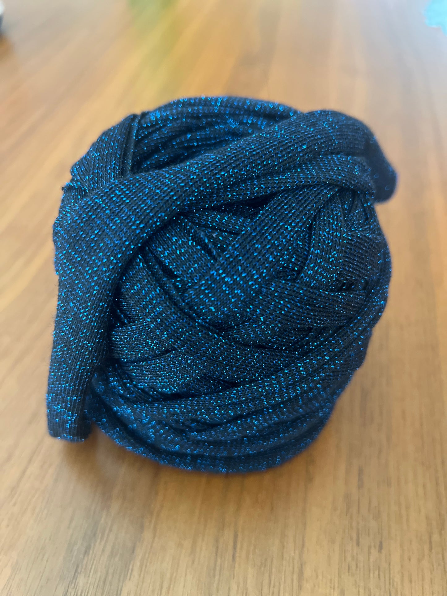 Lycra - Blu con Lurex blu