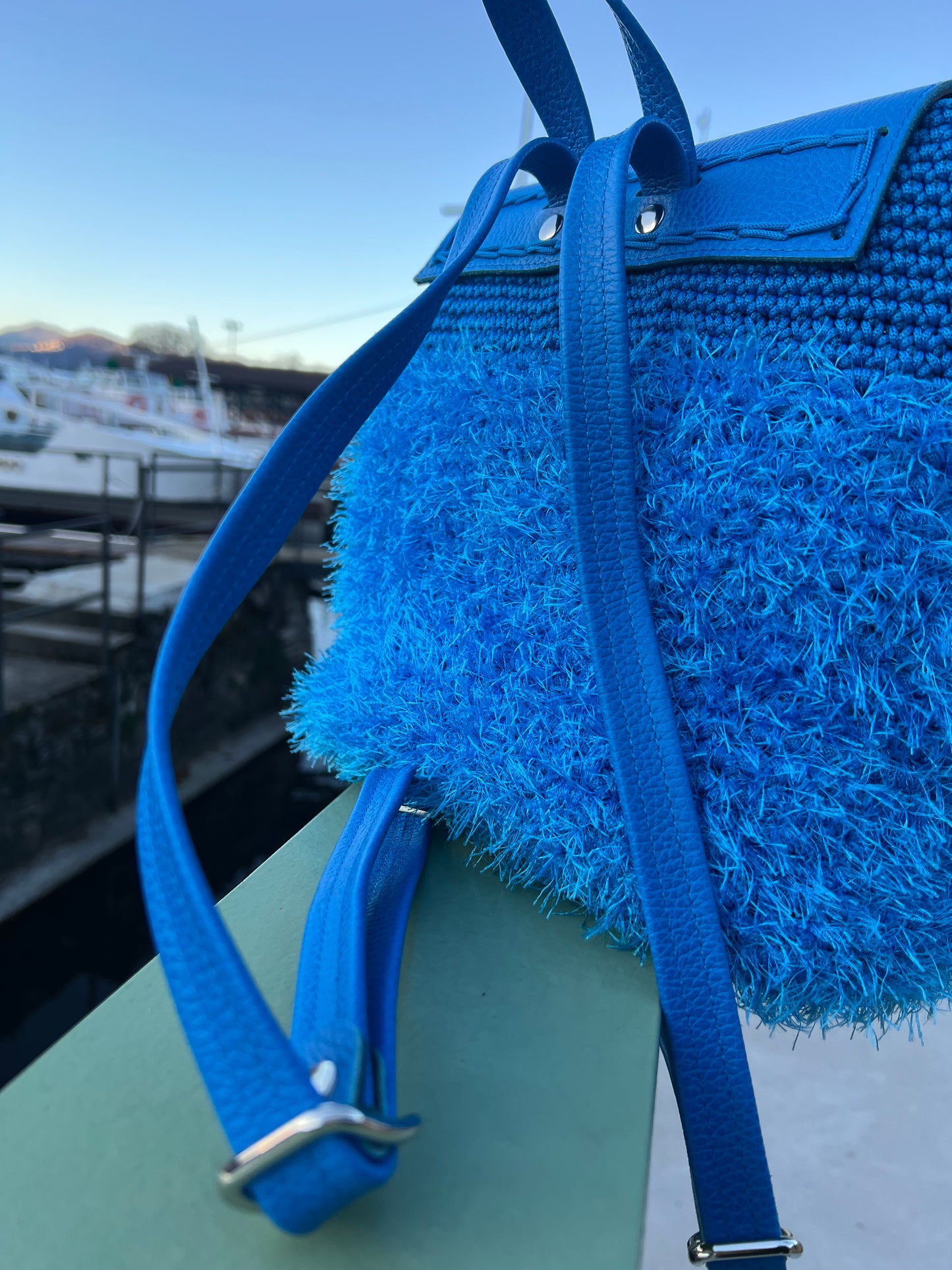 Zaino pelle pelosetto