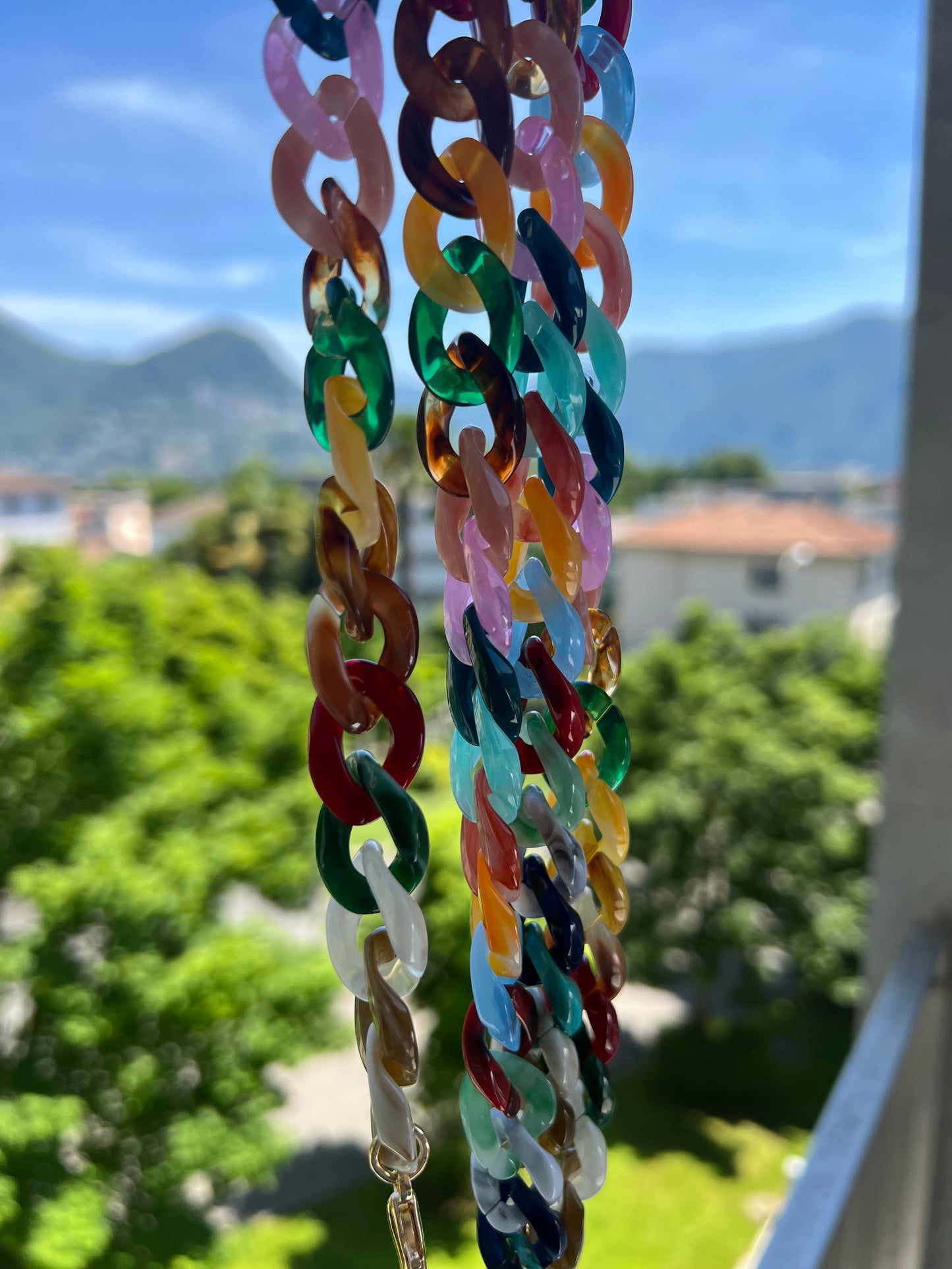 Catena in resina Multicolor