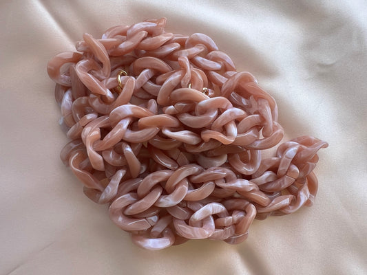 Catena in resina Nude-Rosa