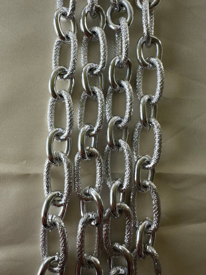 Catena argento double