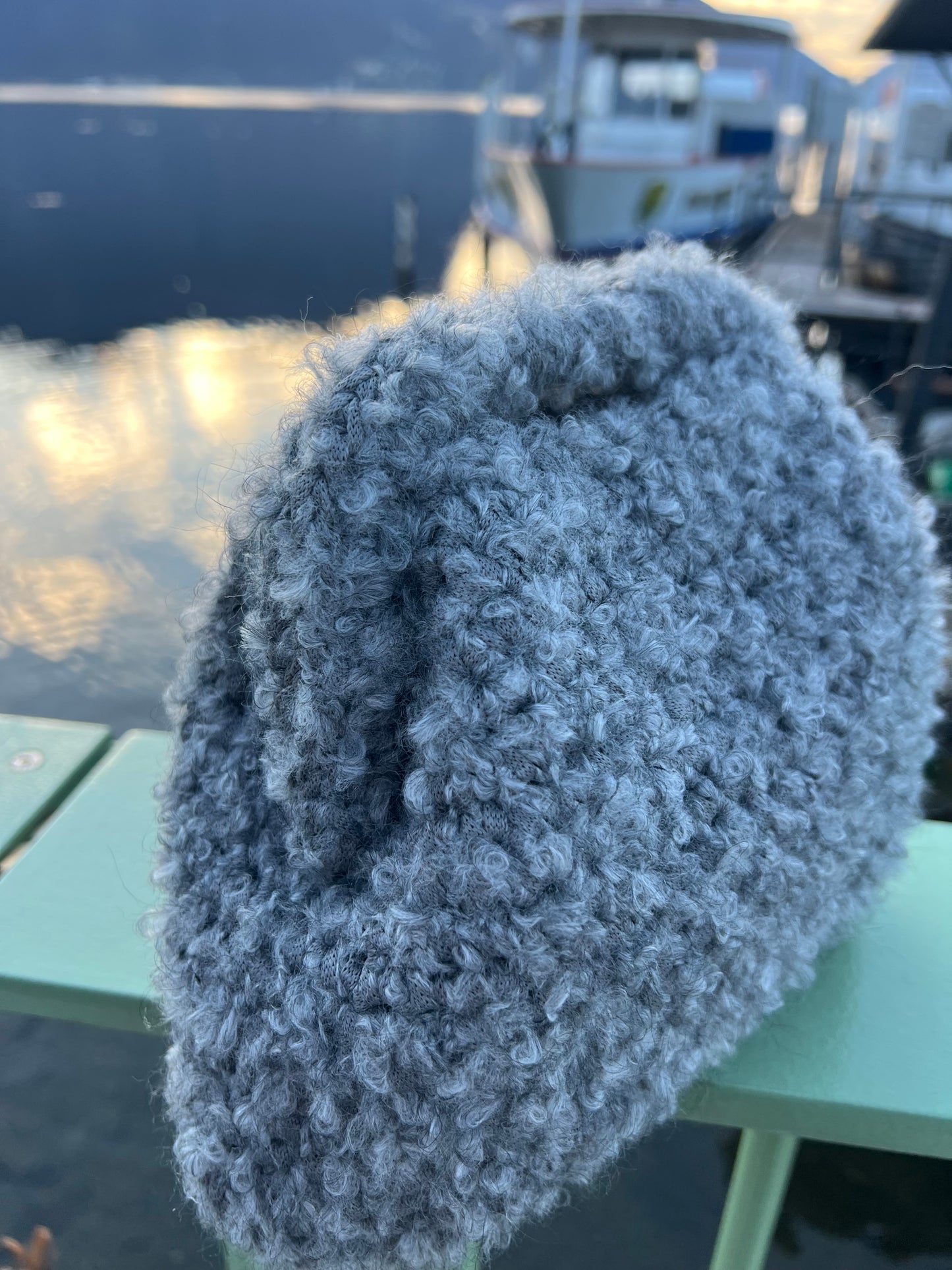 Clutch grigia pelosetta