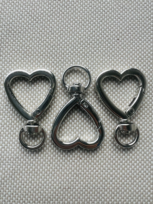 Cuore argento (2pz)