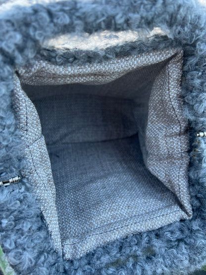 Clutch grigia pelosetta