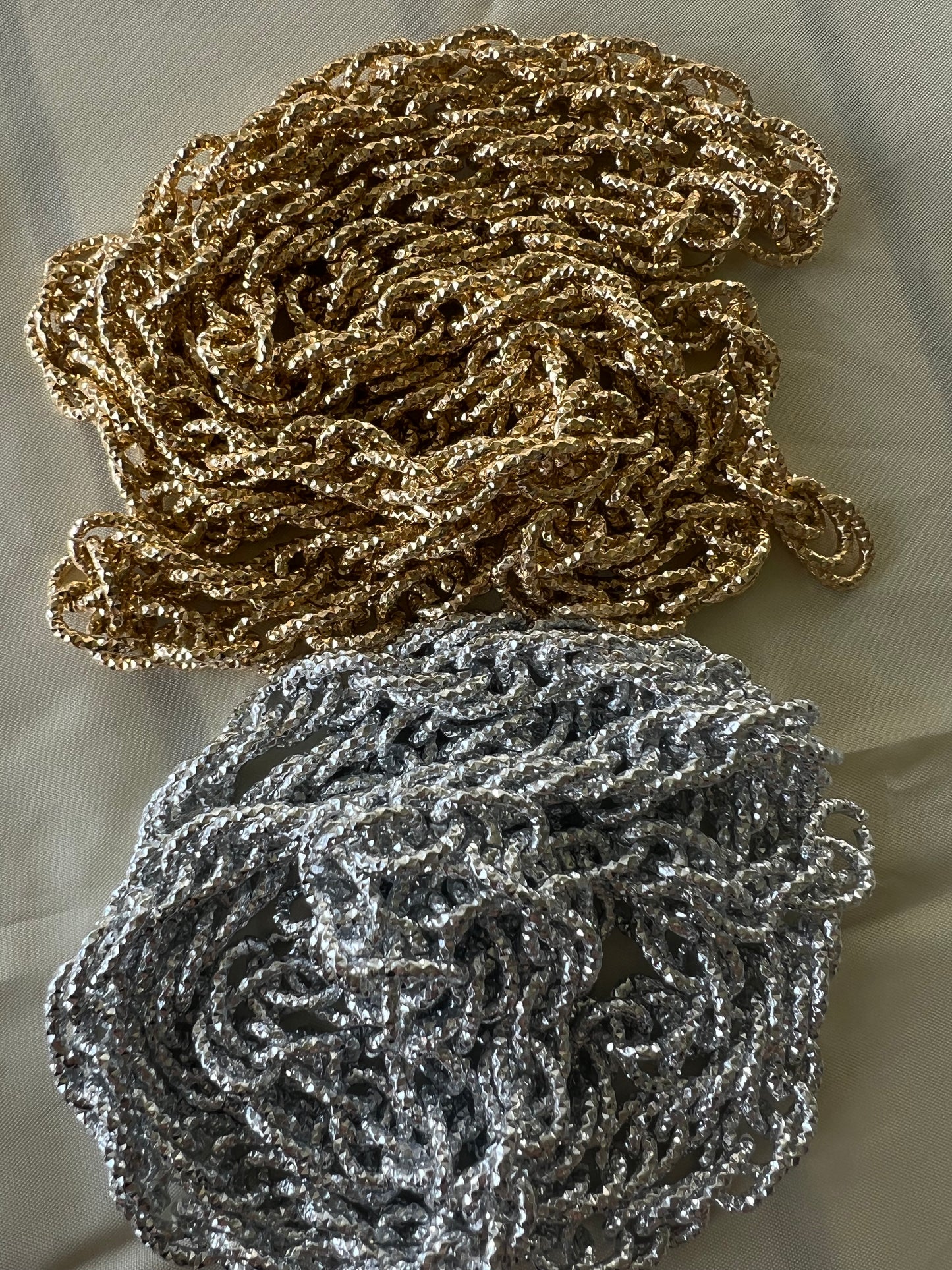 Catena martellata doppia