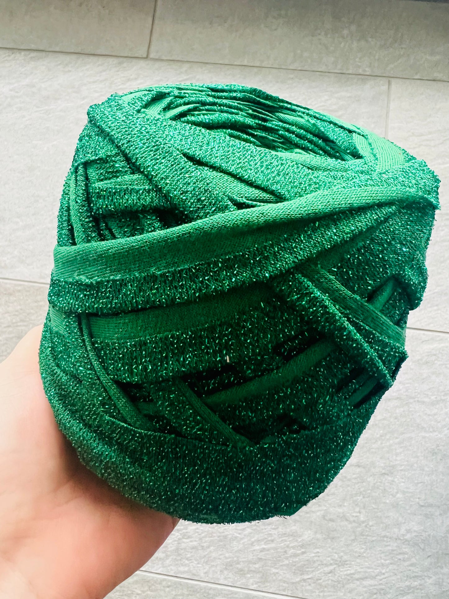 Lycra - Verde scuro Lurex