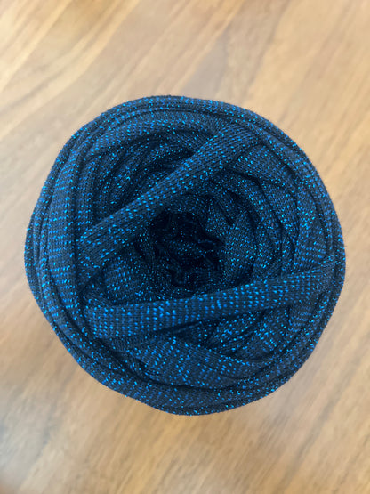 Lycra - Blu con Lurex blu