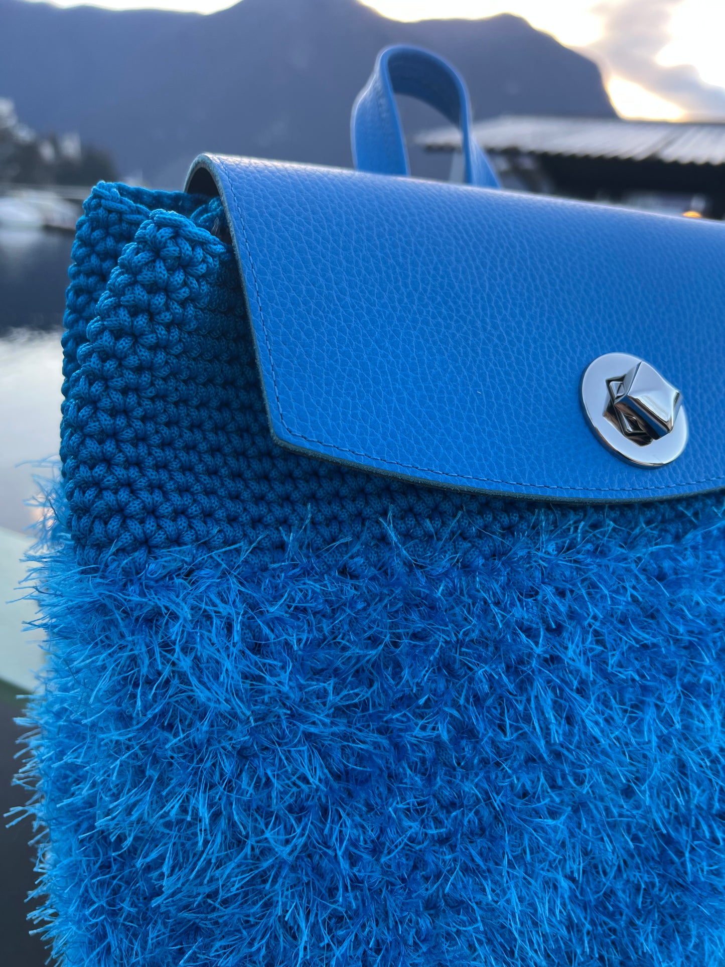 Zaino pelle pelosetto