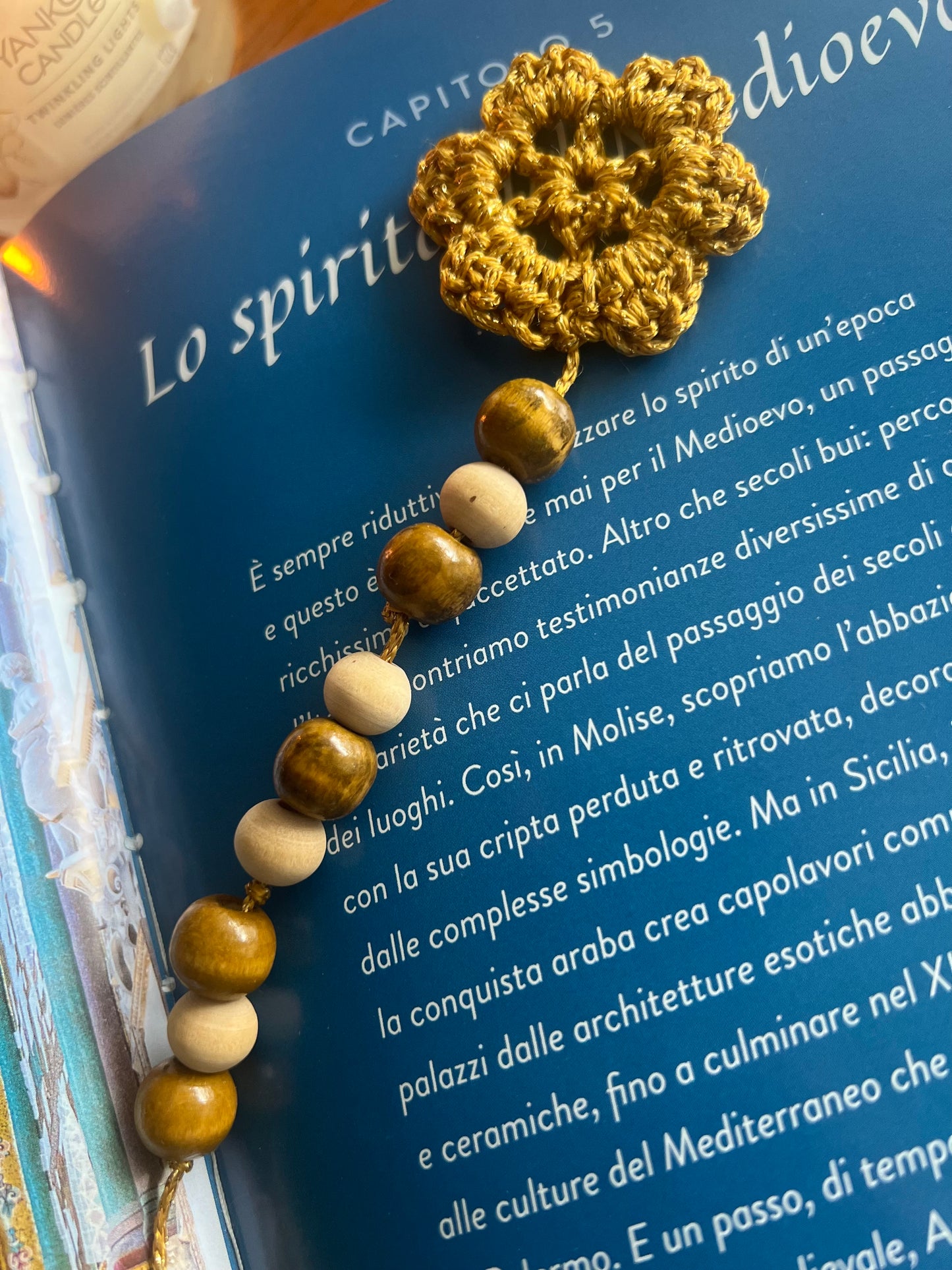 Segnalibro Luce d’ambra