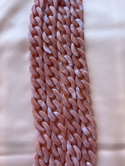 Catena in resina Nude-Rosa