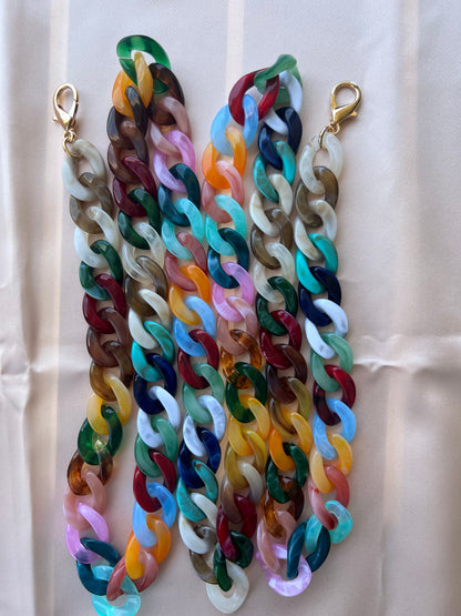Catena in resina Multicolor