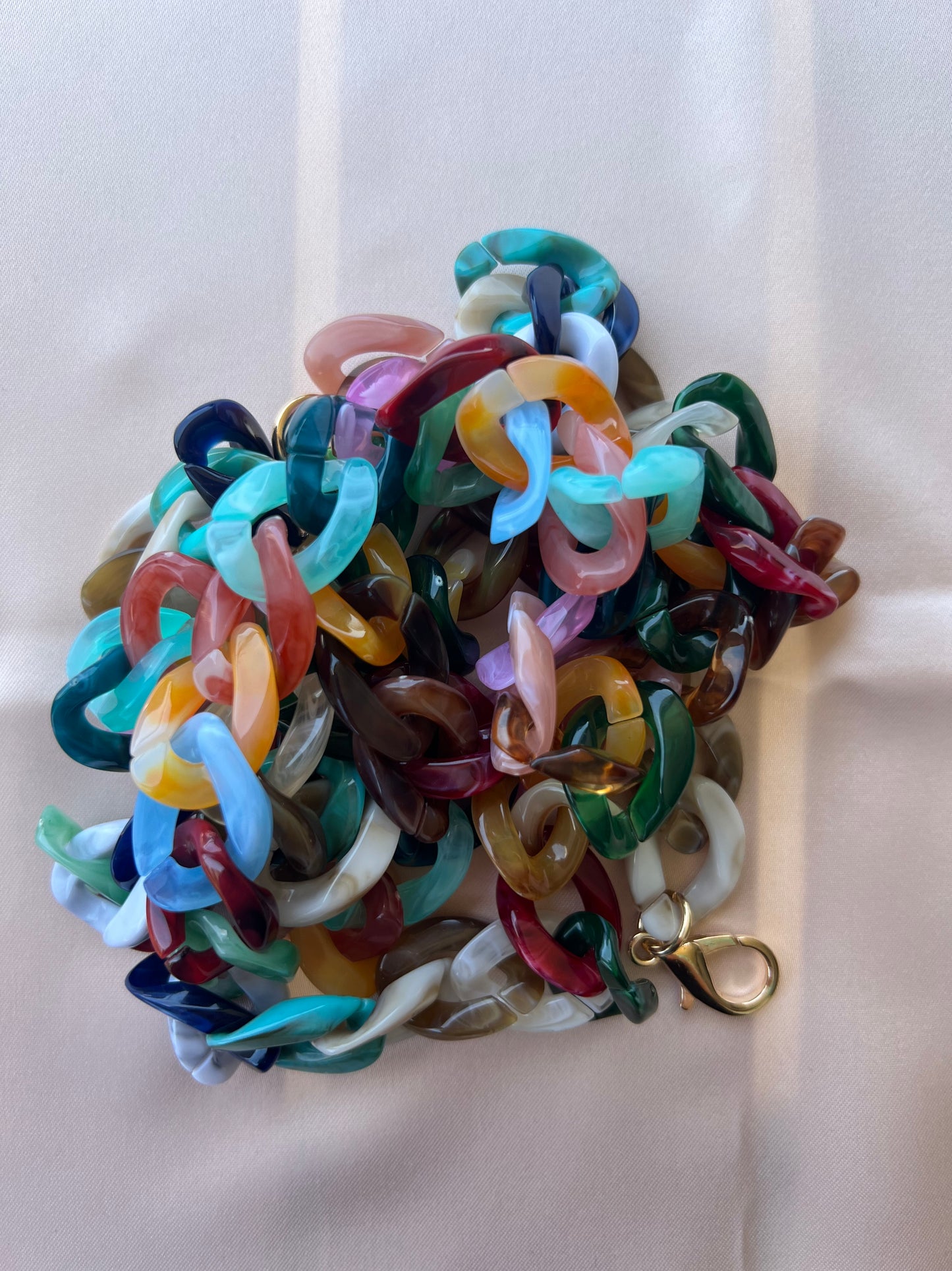 Catena in resina Multicolor