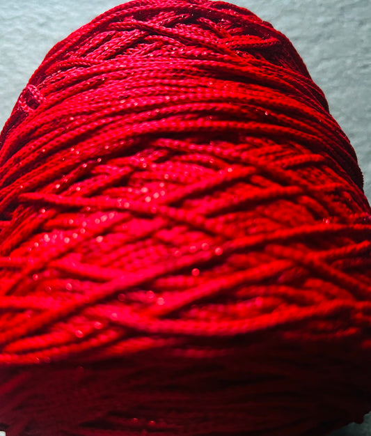 Rosso con lurex rosso