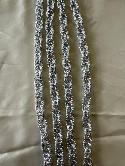 Catena martellata doppia