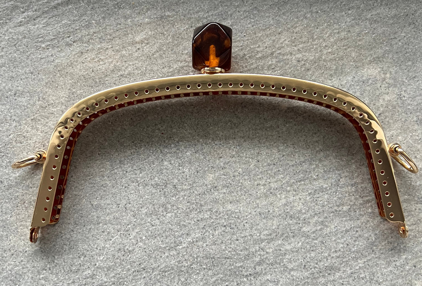 Chiusura Clutch Oro/Ambra