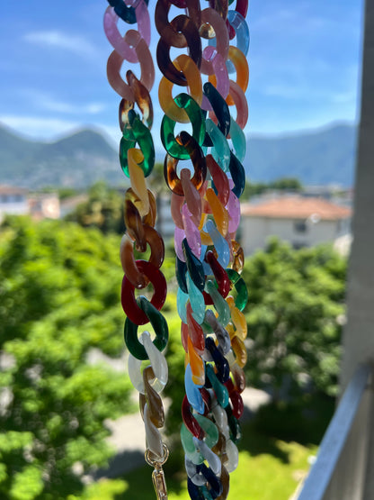 Catena in resina Multicolor