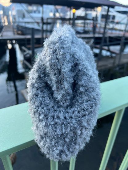 Clutch grigia pelosetta