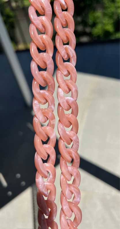 Catena in resina Nude-Rosa